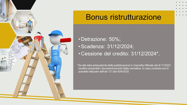 bonus ristrutturazione
